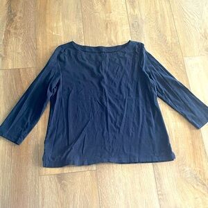 LOFT Navy Blue Women's Top